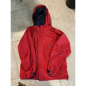 Gill Coast-lite Waterproof Mens Jacket Red & Navy Size Men’s M With Hood